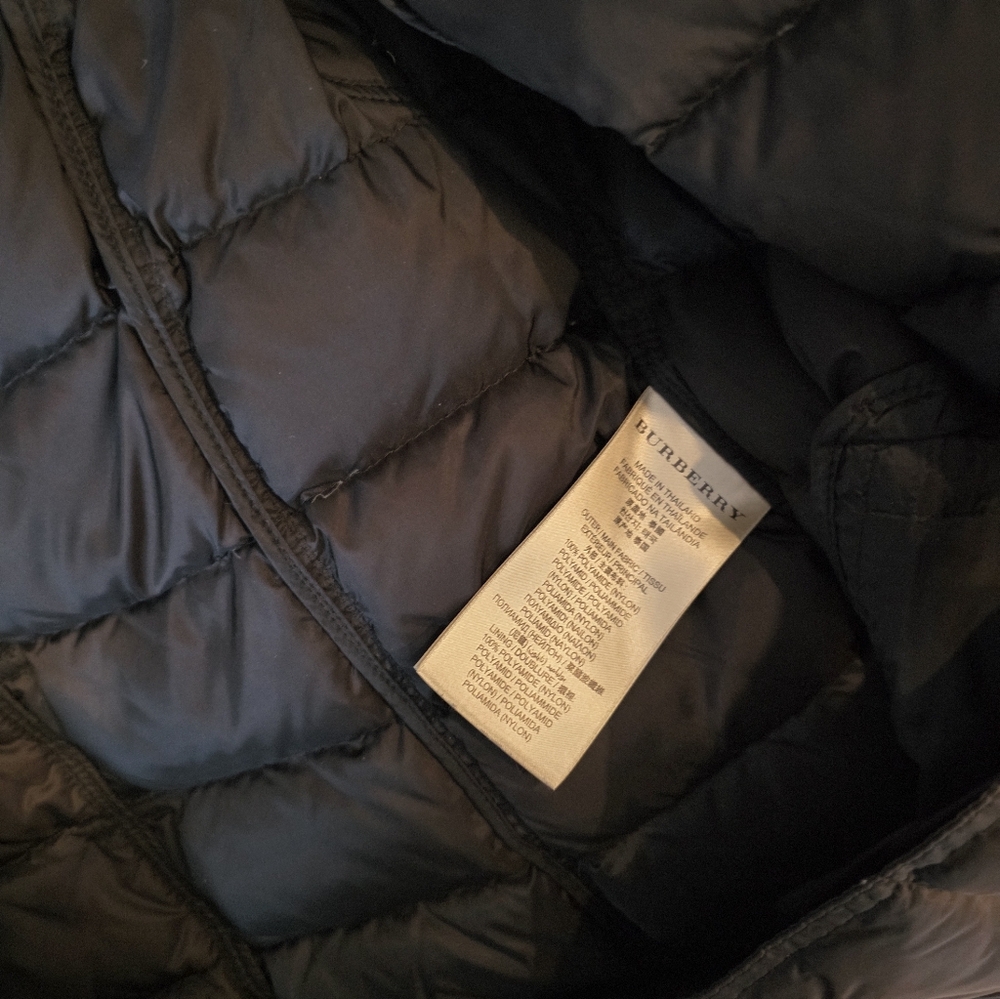 Burberry Black Quilted Jacket